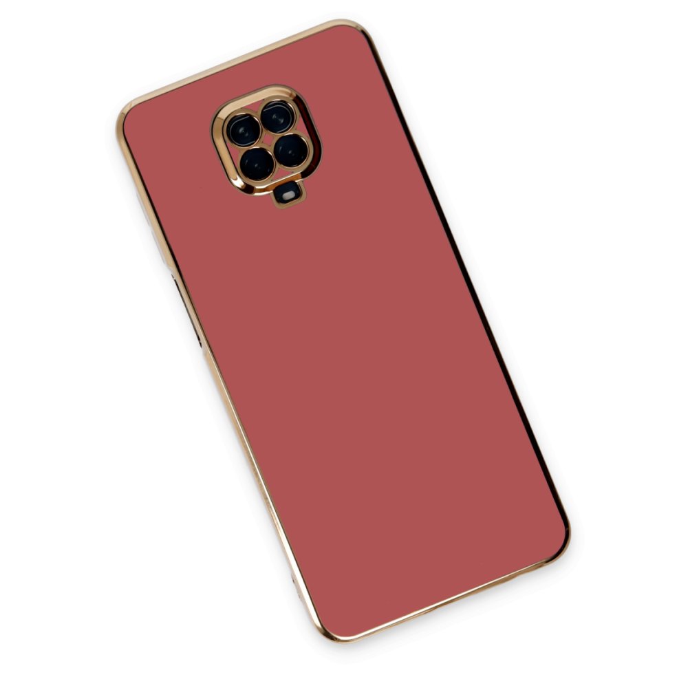Newface Xiaomi Redmi Note 9S Kılıf Volet Silikon - Kırmızı