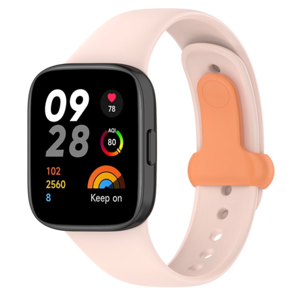 Newface Xiaomi Redmi Watch 3 Origin Silikon Kordon - Pudra