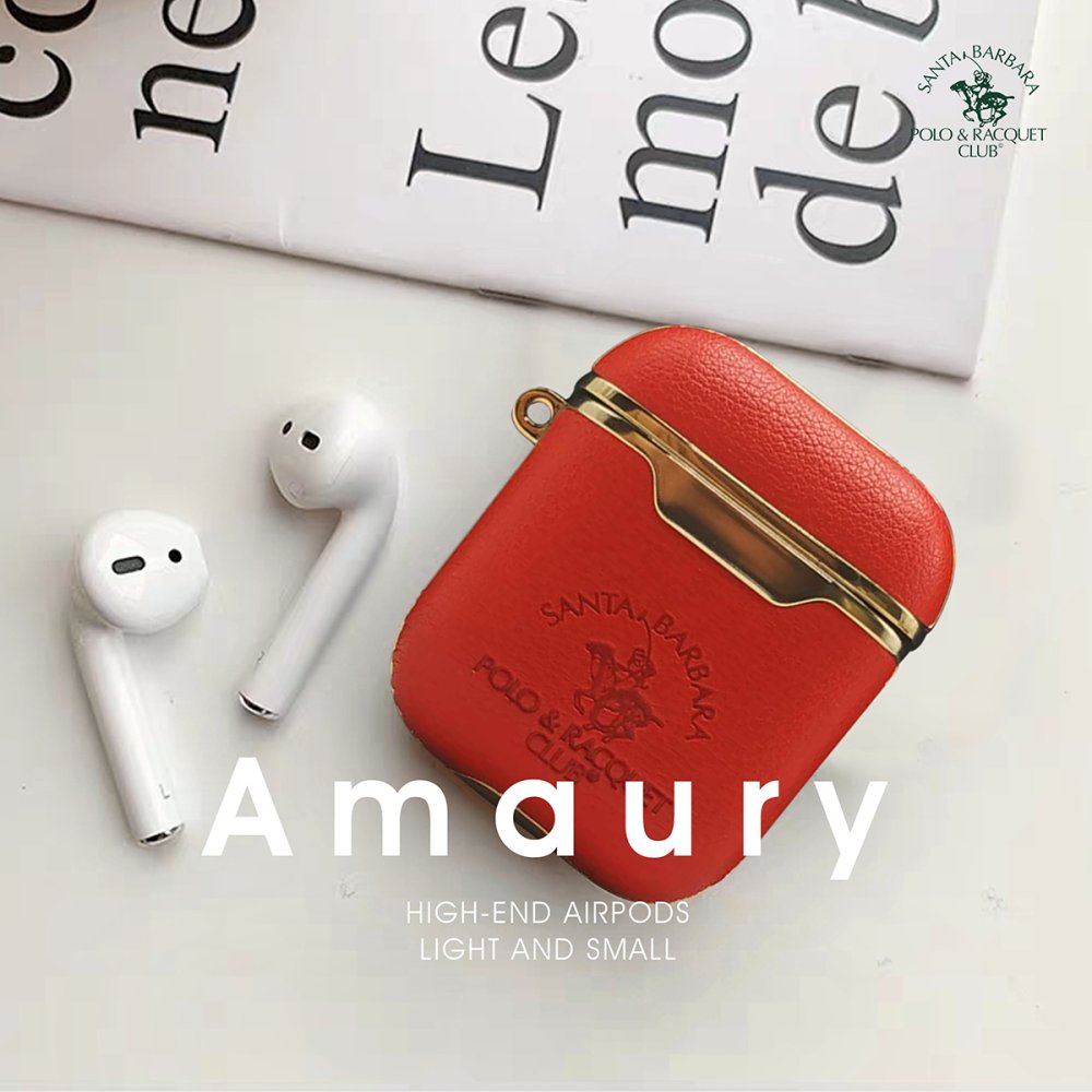 Santa Barbara Polo Racquet Club Airpods (1.nesil) Amaury Kılıf - Kırmızı