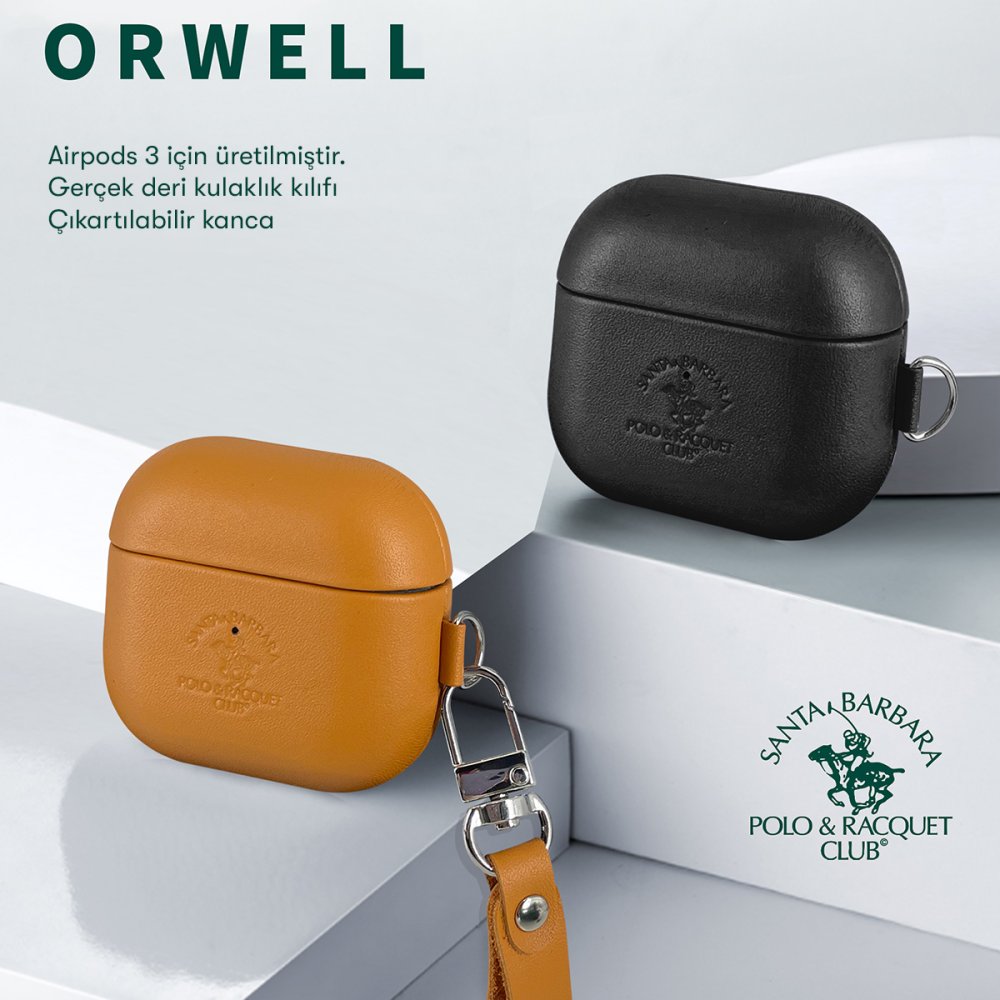 Santa Barbara Polo Racquet Club Airpods 3 (3.nesil) Orwell Kılıf - Pembe