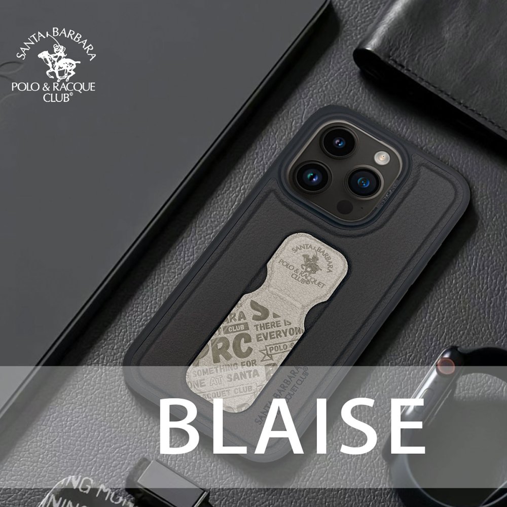 Santa Barbara Polo Racquet Club iPhone 15 Blaise Stand Kapak - Gri