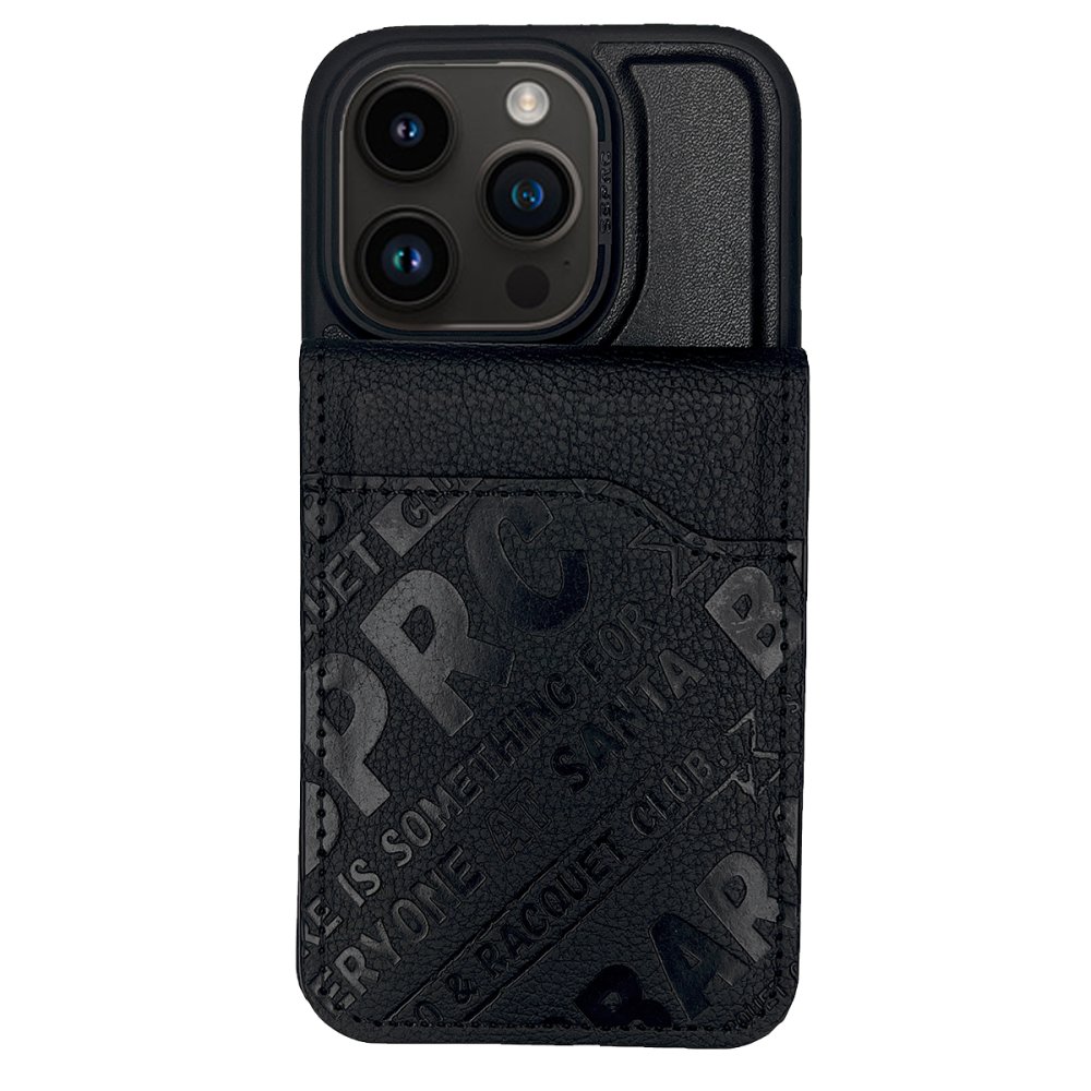 Santa Barbara Polo Racquet Club iPhone 15 Pro Max Timothy Cüzdanlı Standlı Kapak - Siyah