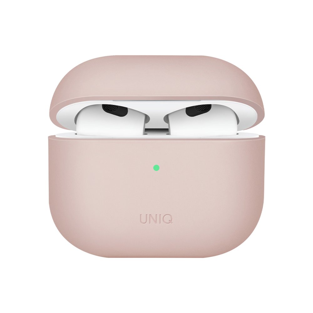 Uniq Airpods 3 (3.nesil) Lino Silikon Kılıf - Pembe