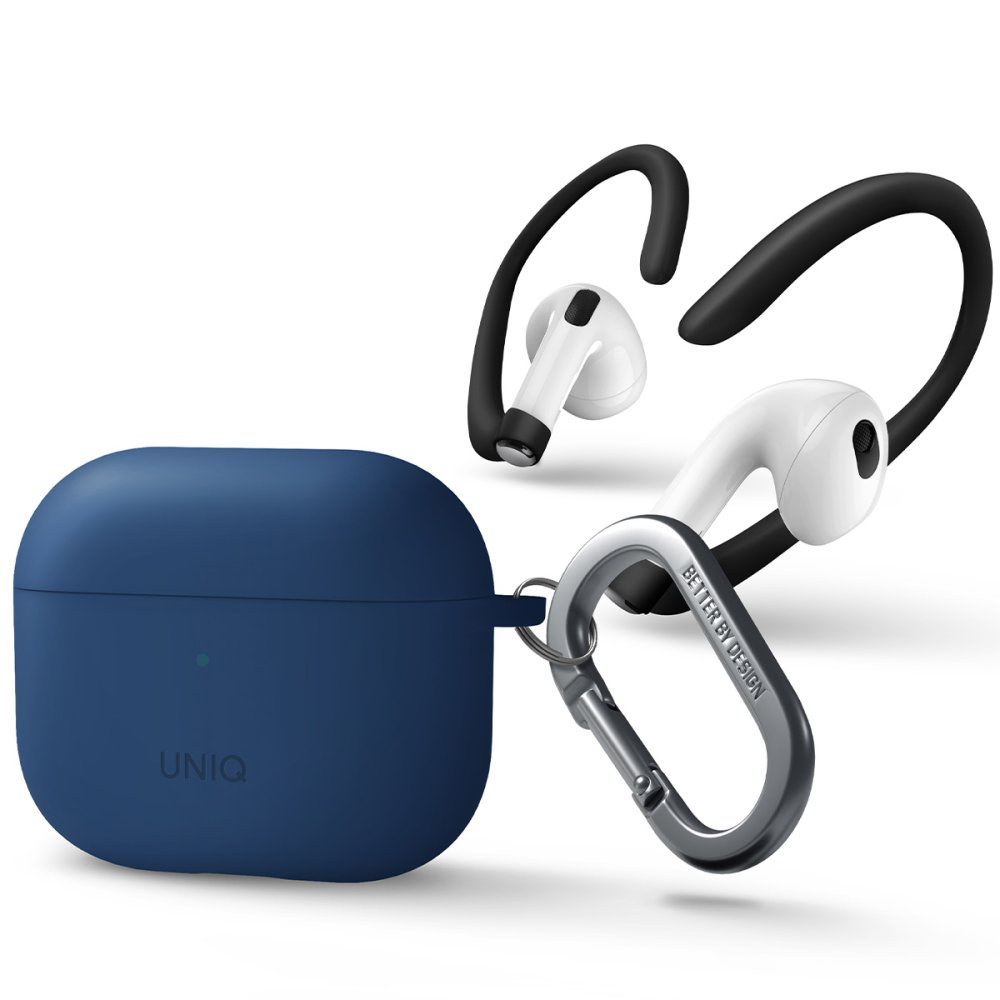 Uniq Airpods 3 (3.nesil) Nexo Silikon Kılıf - Lacivert