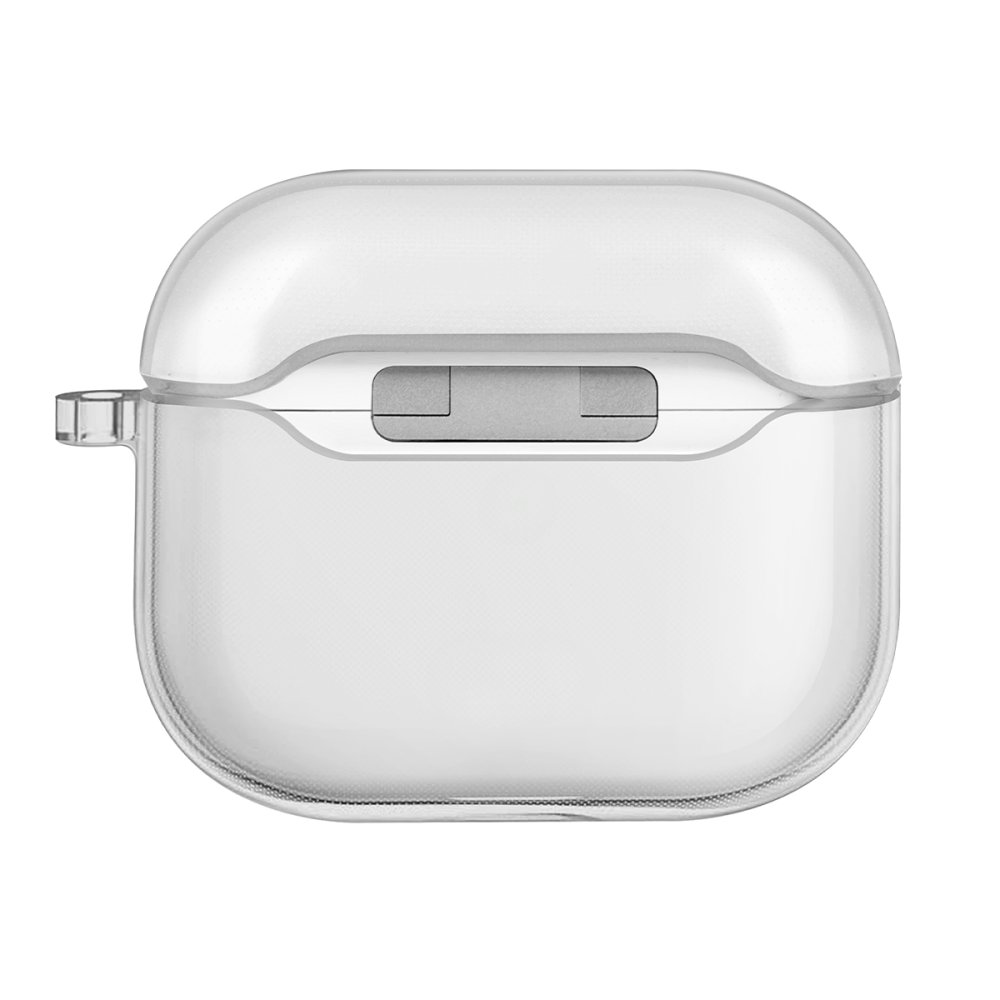 Uniq Airpods 4 (4.nesil) Glase Silikon Kılıf - Şeffaf