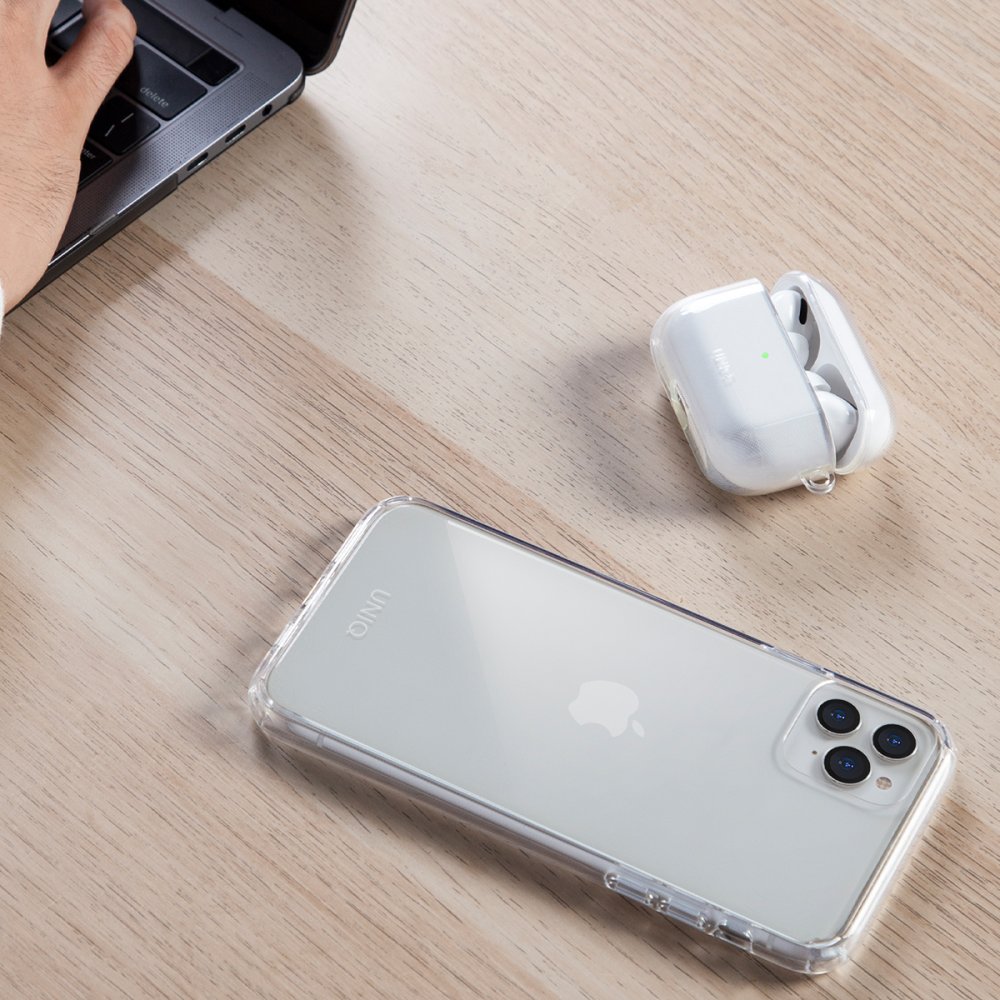 Uniq Airpods 4 (4.nesil) Glase Silikon Kılıf - Siyah