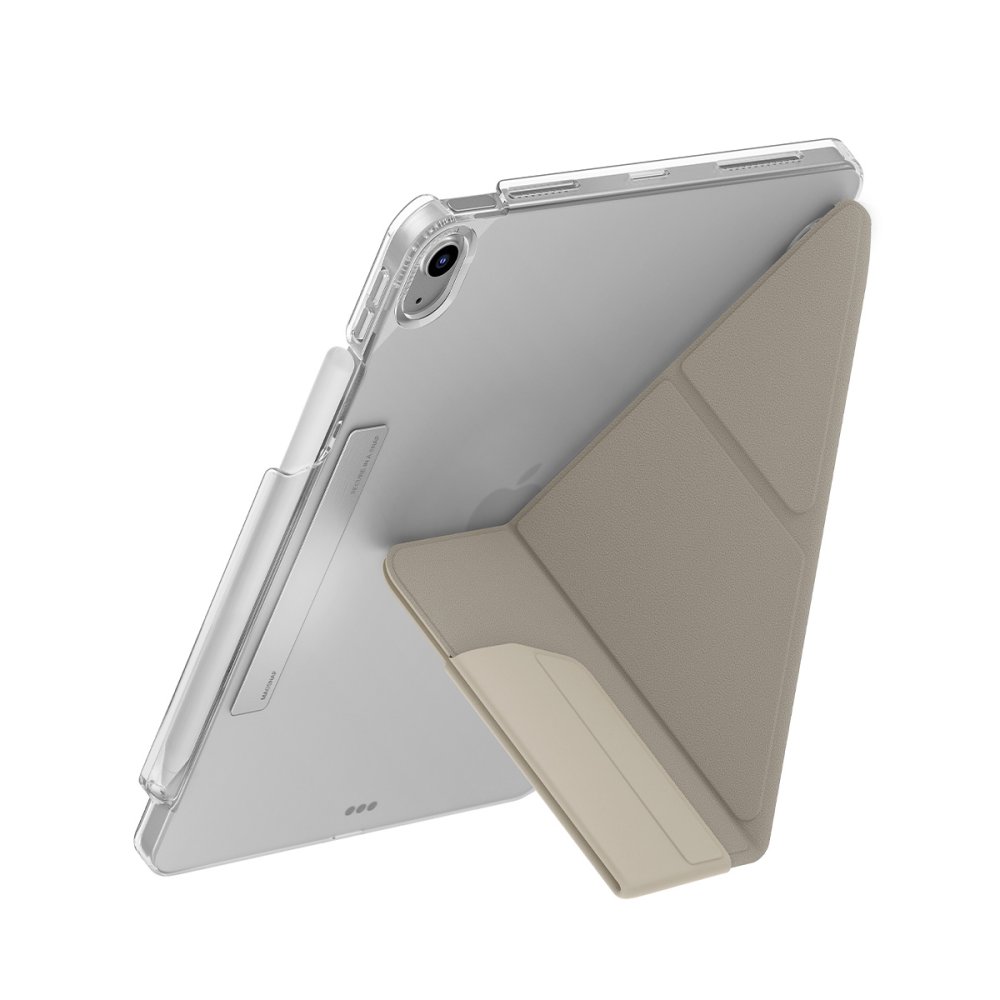 Uniq iPad Air 13 (2024) Camden Katlanabilir Tablet Kapak - Bej