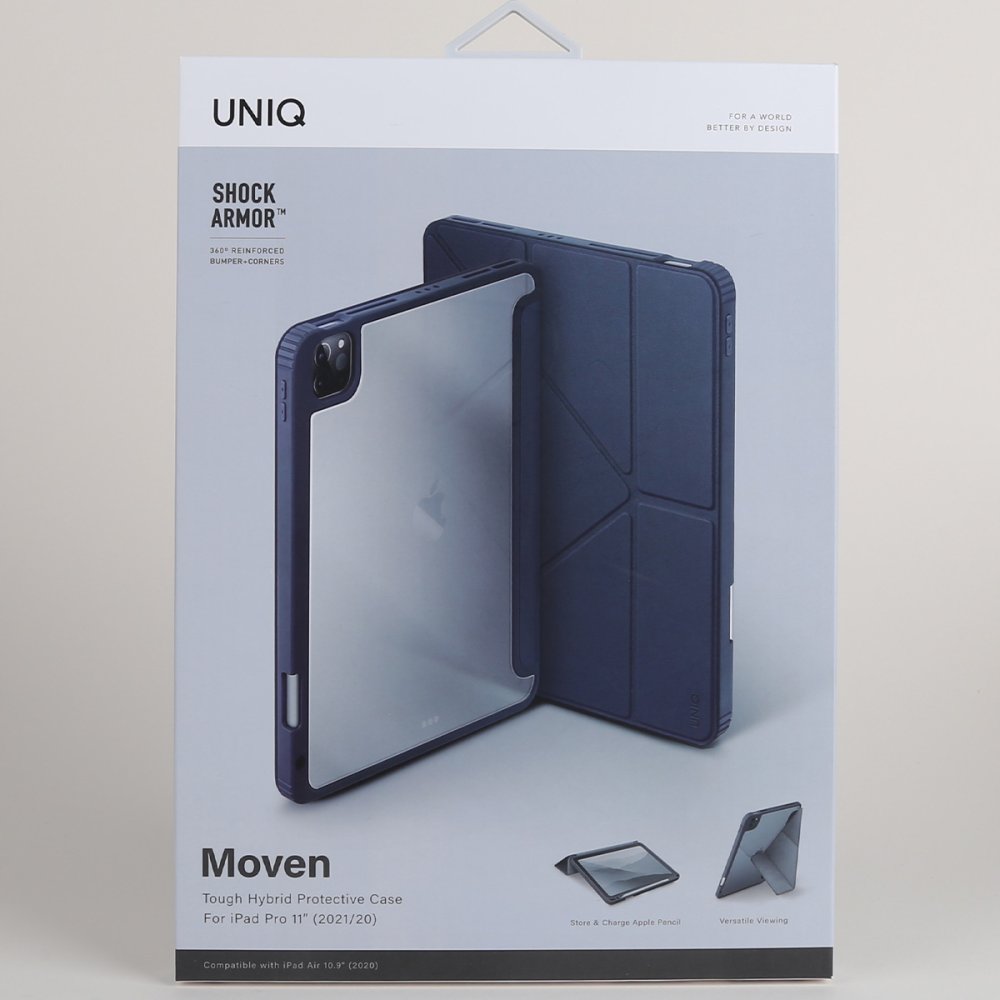 Uniq iPad Pro 11 (2022) Moven Standlı Tablet Kapak - Lacivert