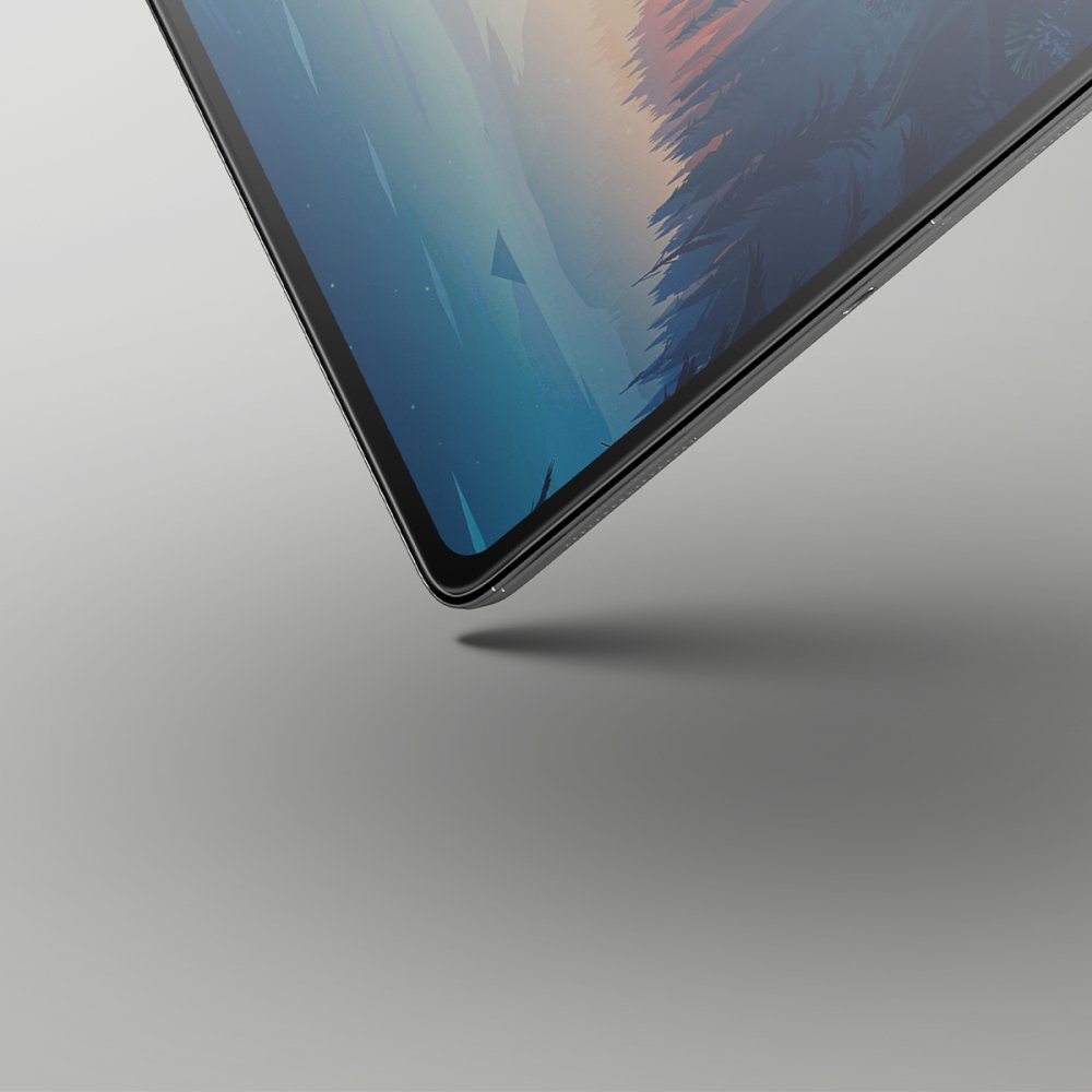 Uniq iPad Pro 13 (2024) Optix Tablet Mat Ekran Koruyucu - Şeffaf