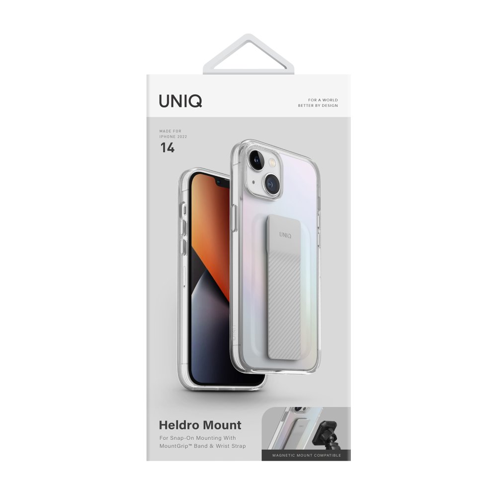 Uniq iPhone 14 Heldro Mount Kapak - Gökkuşağı