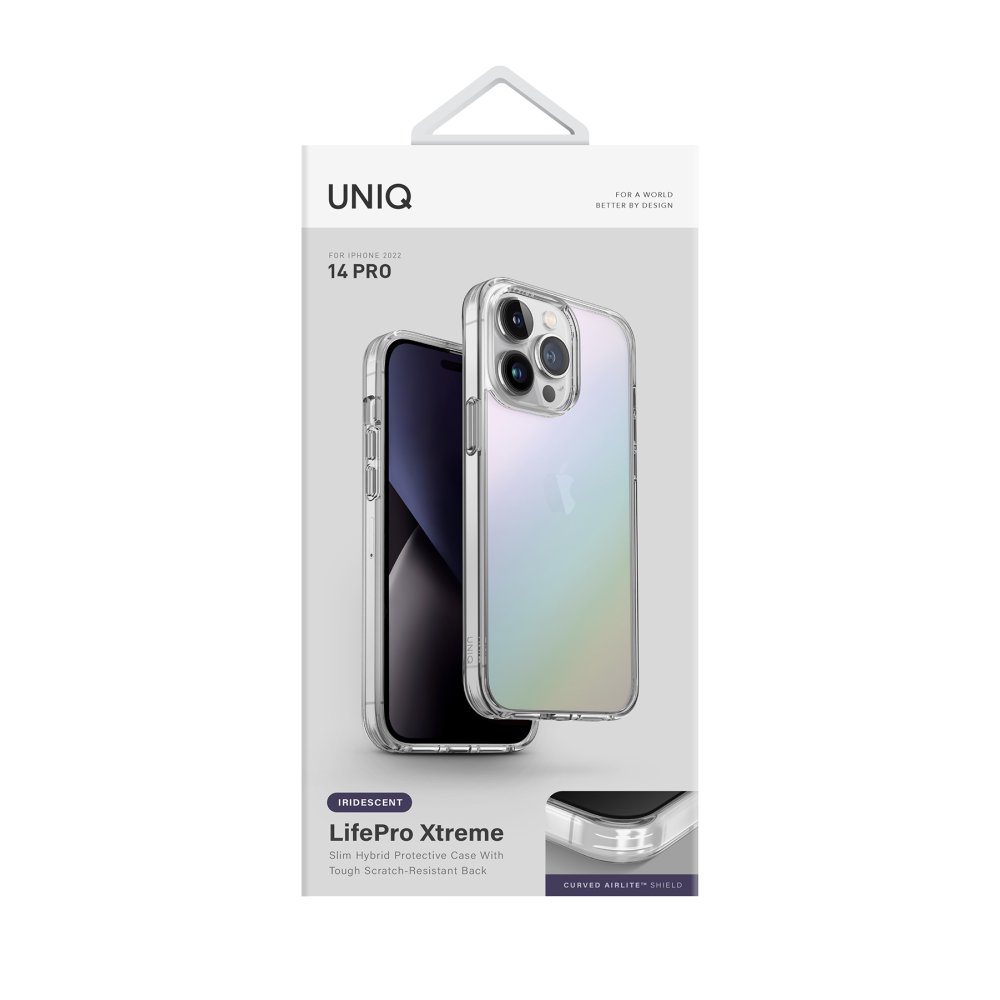 Uniq iPhone 14 Pro LifePro Xtreme Kapak - Gökkuşağı