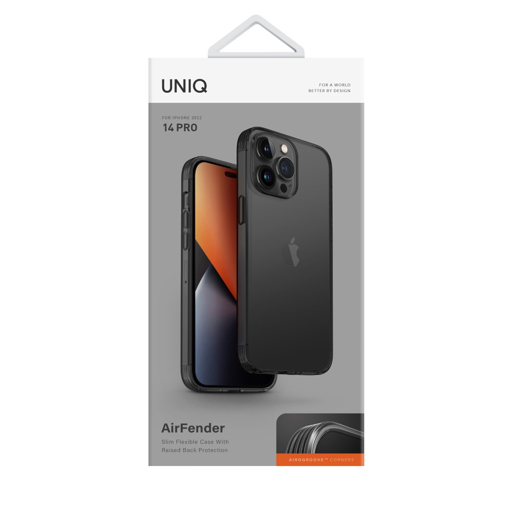 Uniq iPhone 14 Pro Max Air Fender Kapak - Füme