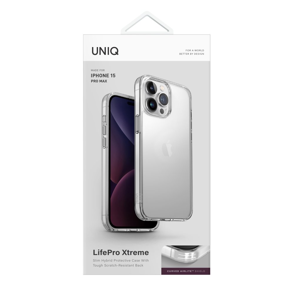 Uniq iPhone 15 Pro Max LifePro Xtreme Magsafe Kapak - Şeffaf