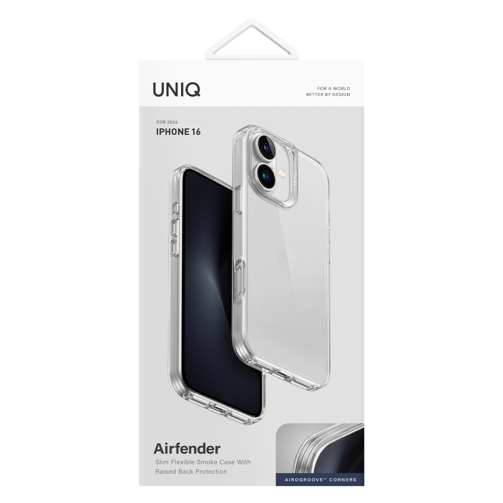 Uniq iPhone 16 Air Fender Kapak - Şeffaf