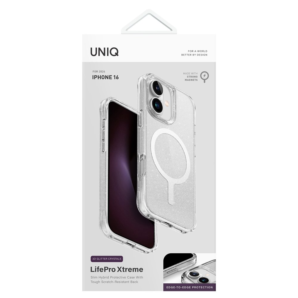 Uniq iPhone 16 LifePro Xtreme Magsafe Kapak - Simli