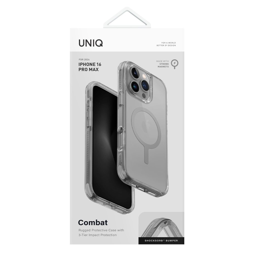 Uniq iPhone 16 Pro Combat Magsafe Kapak - Titan Gri