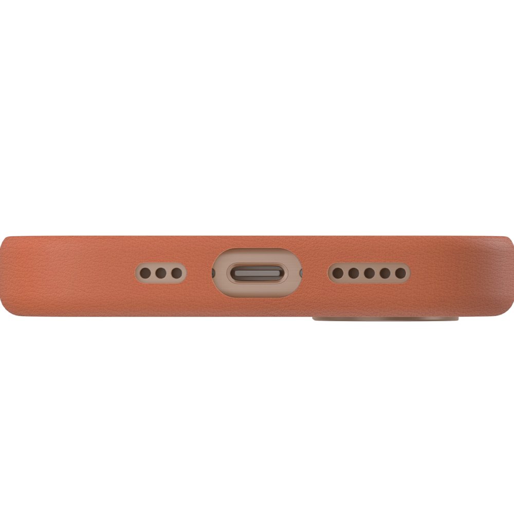 Uniq iPhone 16 Pro Max Lyden Magsafe Deri Kapak - Turuncu