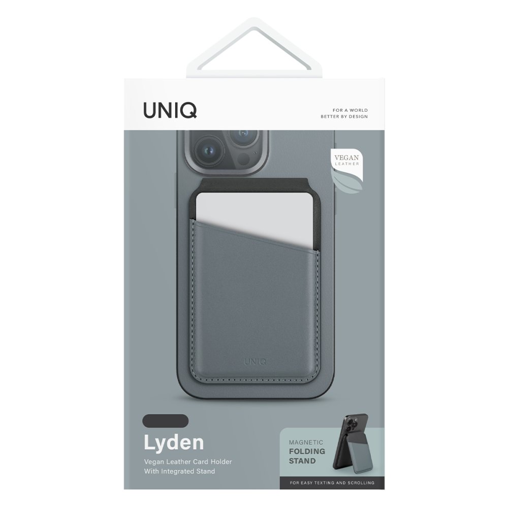 Uniq Lyden DS RFID-Block Manyetik Kartlıklı Stand - Mavi