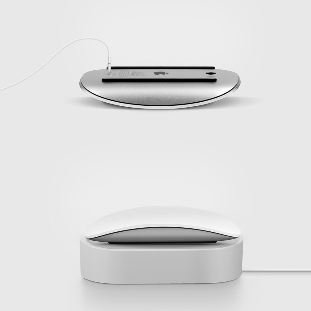 Uniq Nova Compact Magic Mouse Şarj İstasyonu - Gri