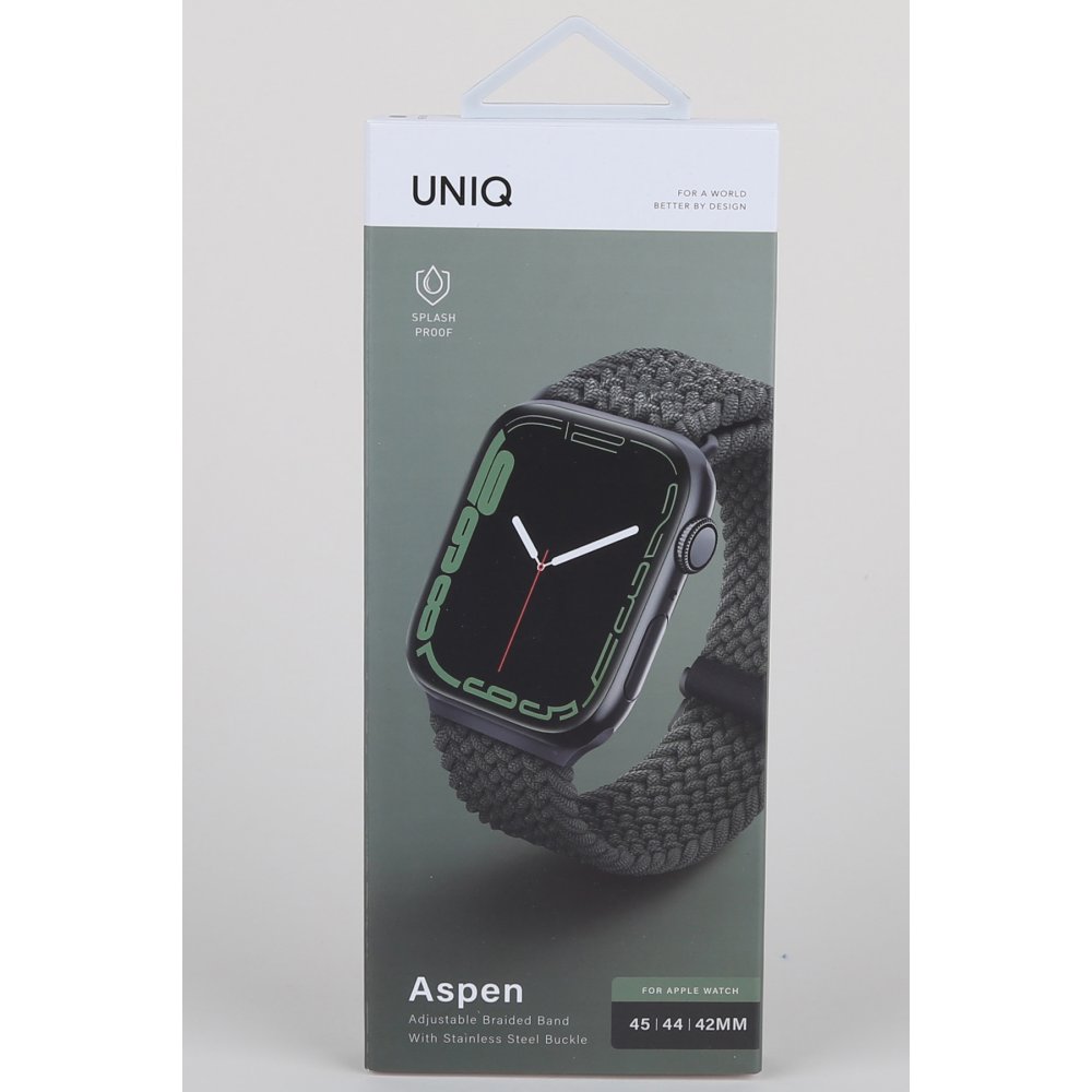 Uniq Watch 42mm Aspen Örgülü Kordon - Yeşil