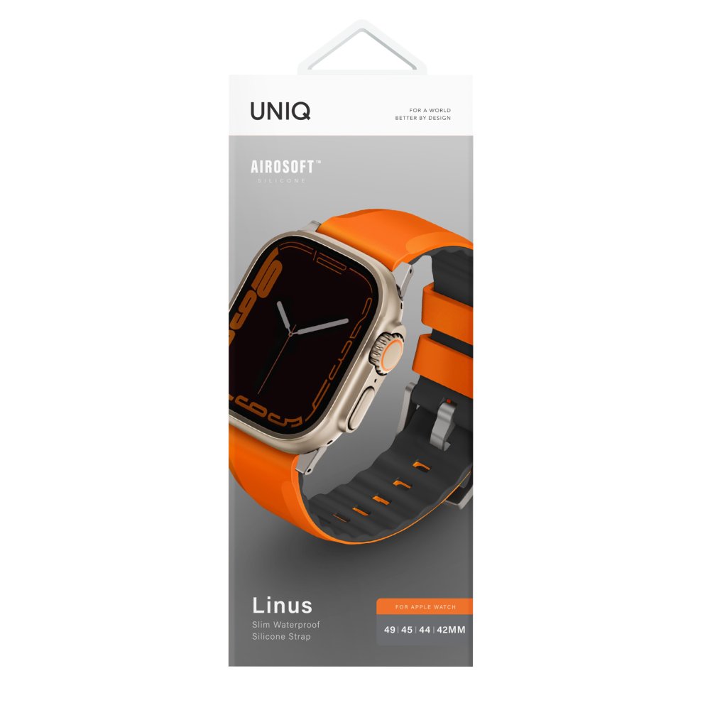 Uniq Watch 42mm Linus Airosoft Silikon Kılıf - Turuncu