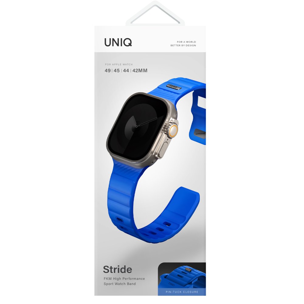 Uniq Watch 42mm Stride FKM Silikon Kordon - Mavi