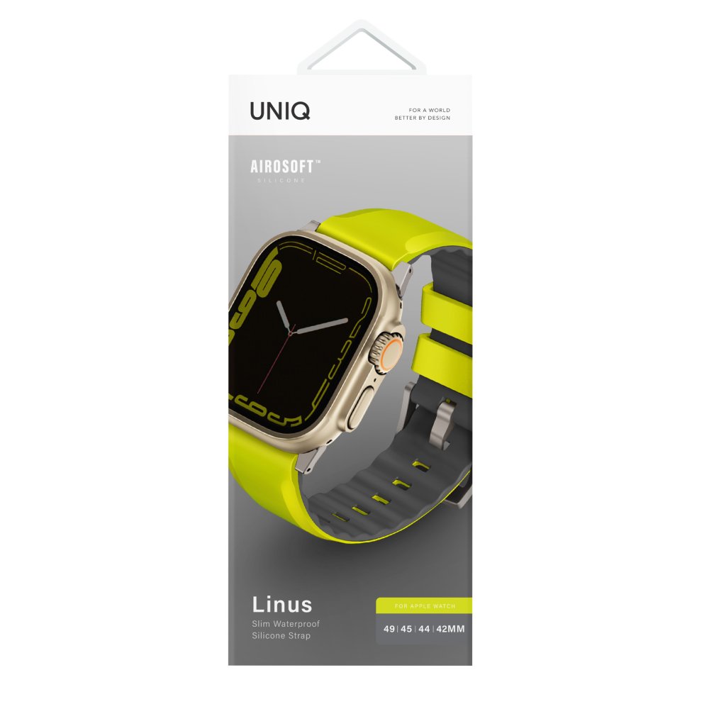 Uniq Watch 44mm Linus Airosoft Silikon Kılıf - Yeşil