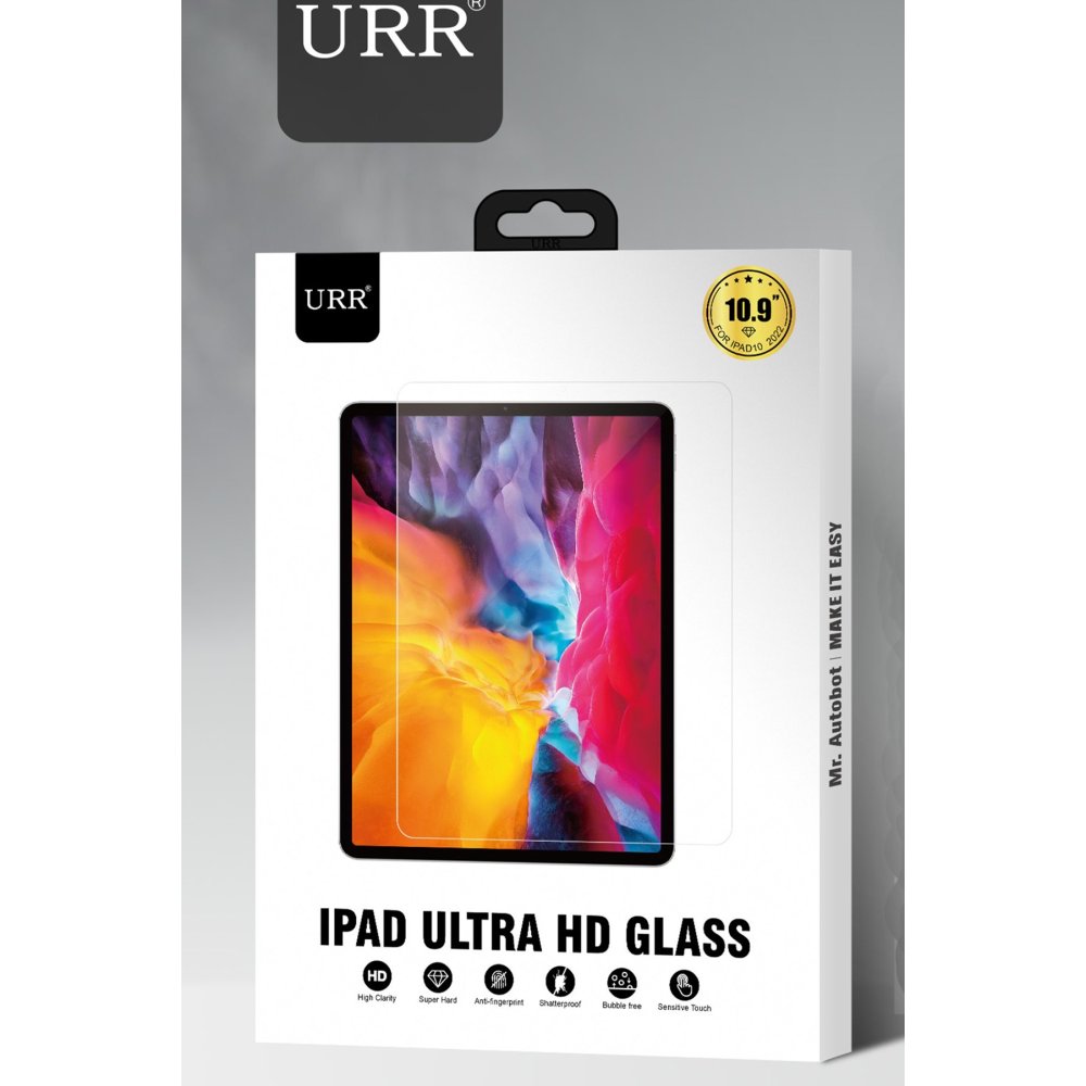 URR iPad Air 13 (2024) Ultra HD Tablet Cam Ekran Koruyucu - Siyah