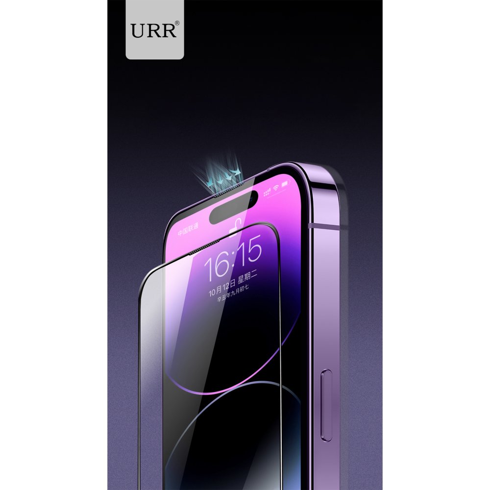 URR iPhone 13 Lazer Antidust Cam Ekran Koruyucu - Siyah