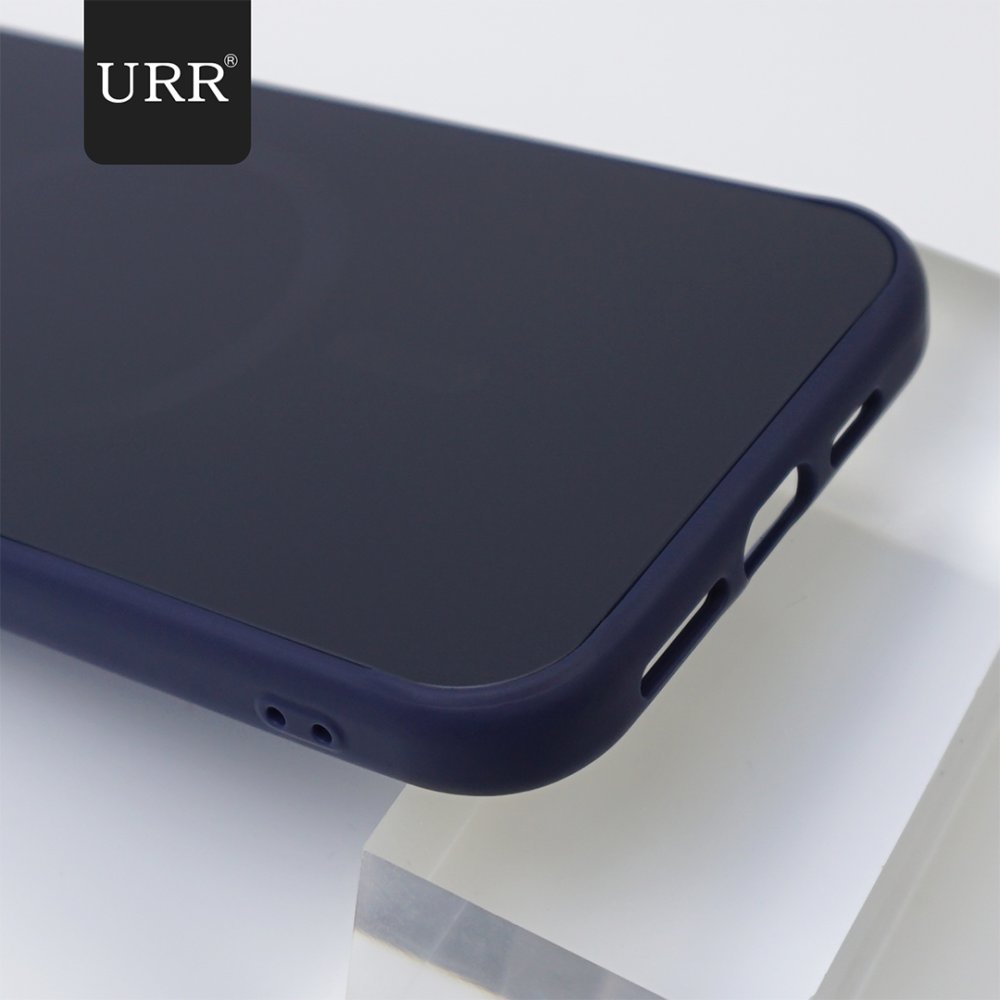 URR iPhone 15 Pro Matte Pure Glass Magsafe Kapak - Titan Gri