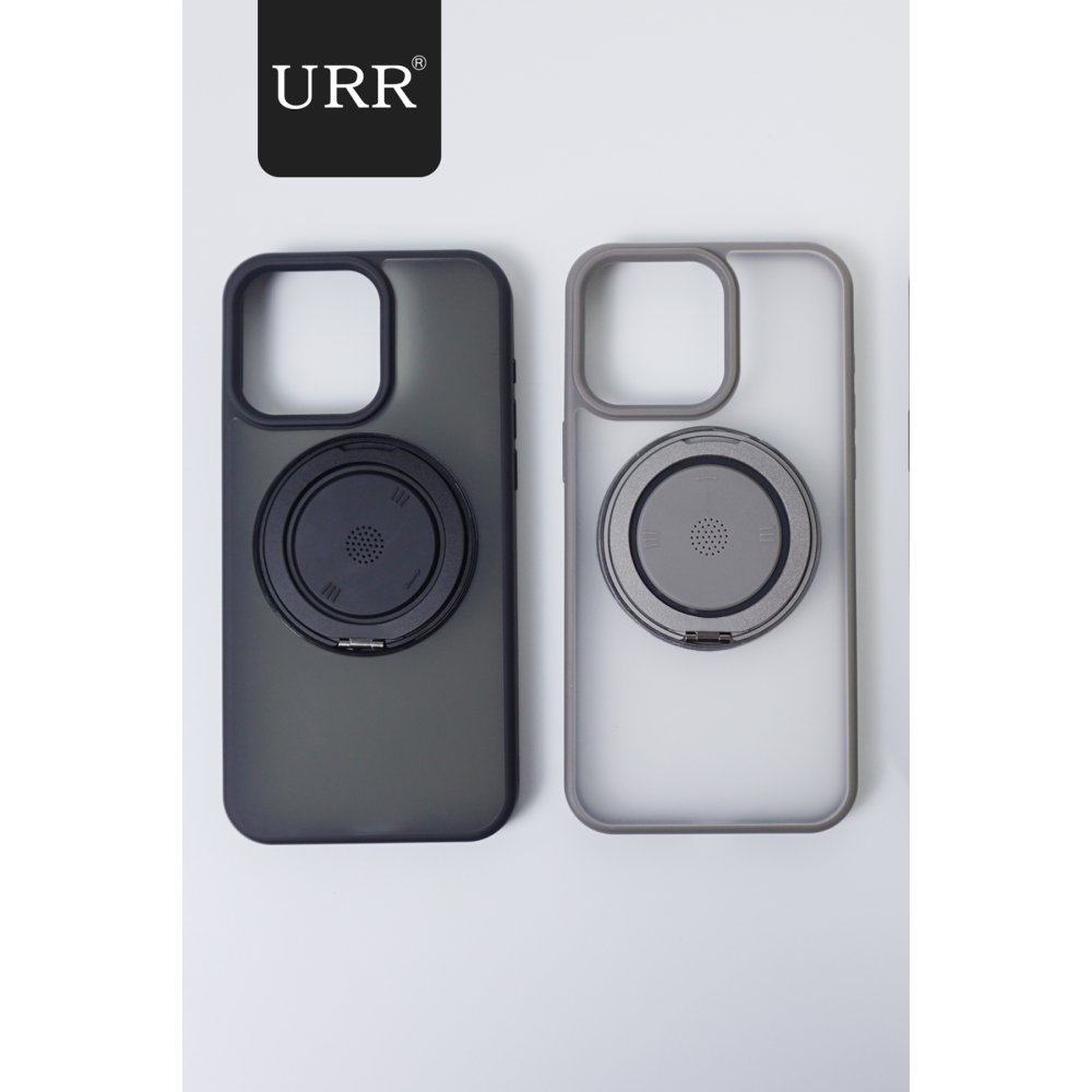 URR iPhone 15 Pro Max Perfume Magsafe Standlı Kapak - Siyah