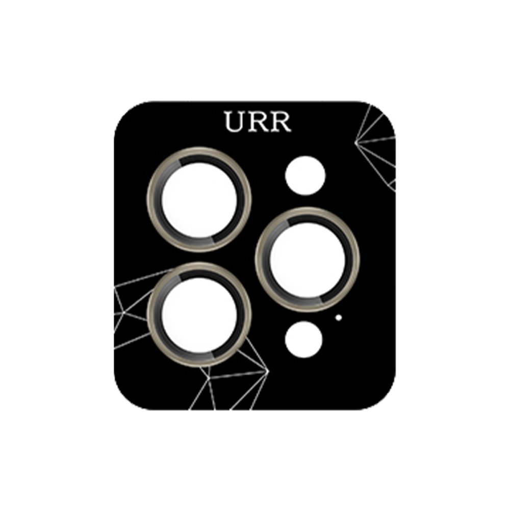 URR iPhone 16 Pro Max Fan Series AR Kamera Lens Koruyucu - Natural Grey