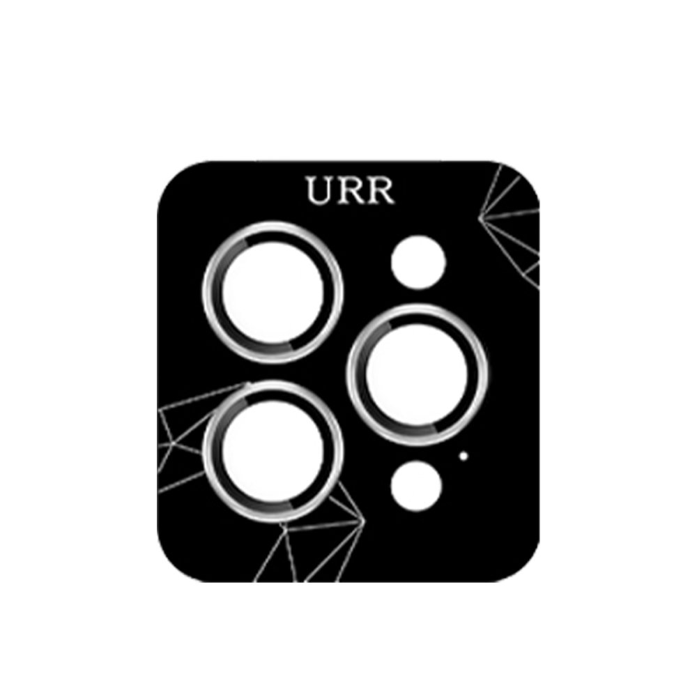 URR iPhone 16 Pro Max Titanium Alloy Kamera Lens Koruyucu - Gümüş