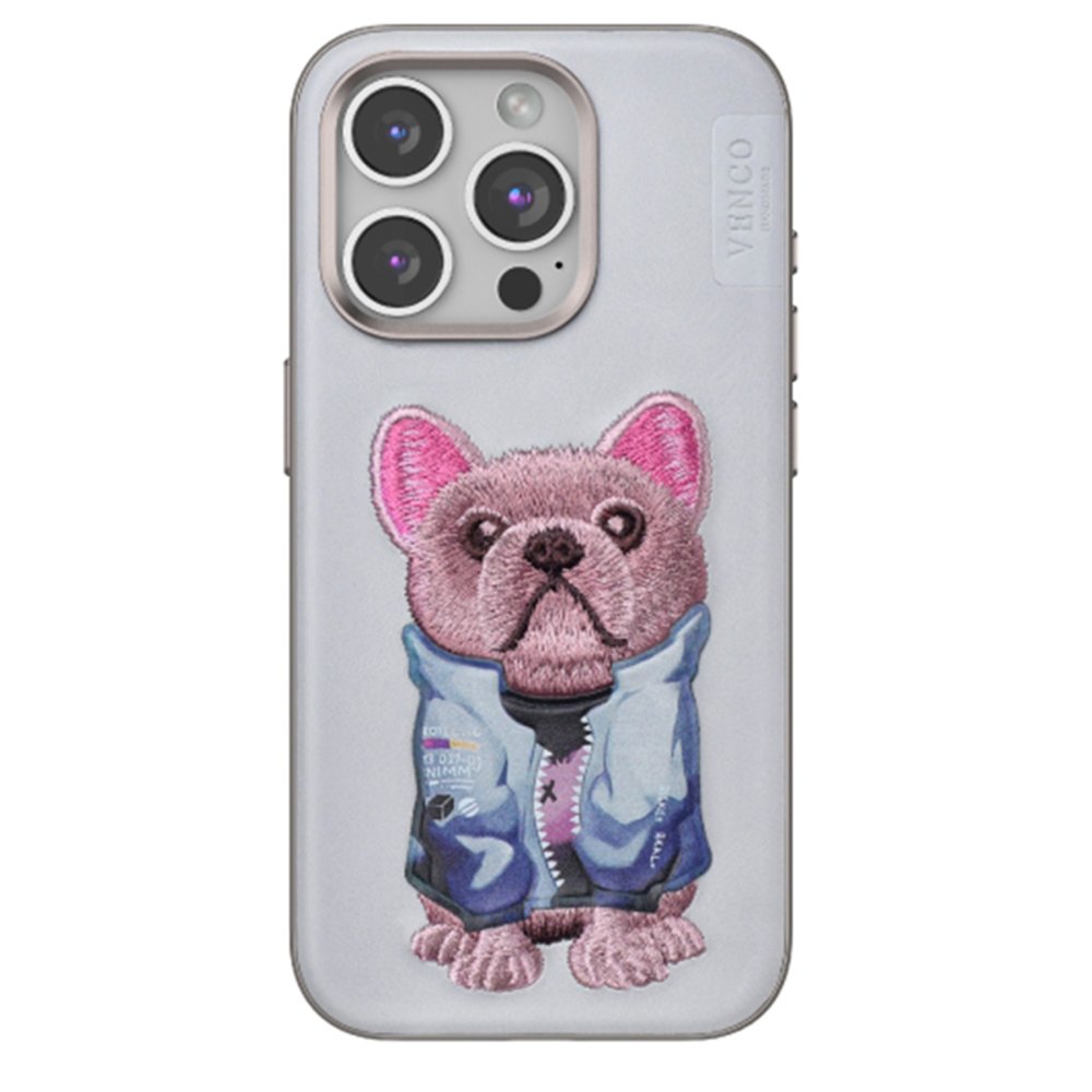 Venco iPhone 15 Pro Max Cute Desenli Kapak - Kahverengi