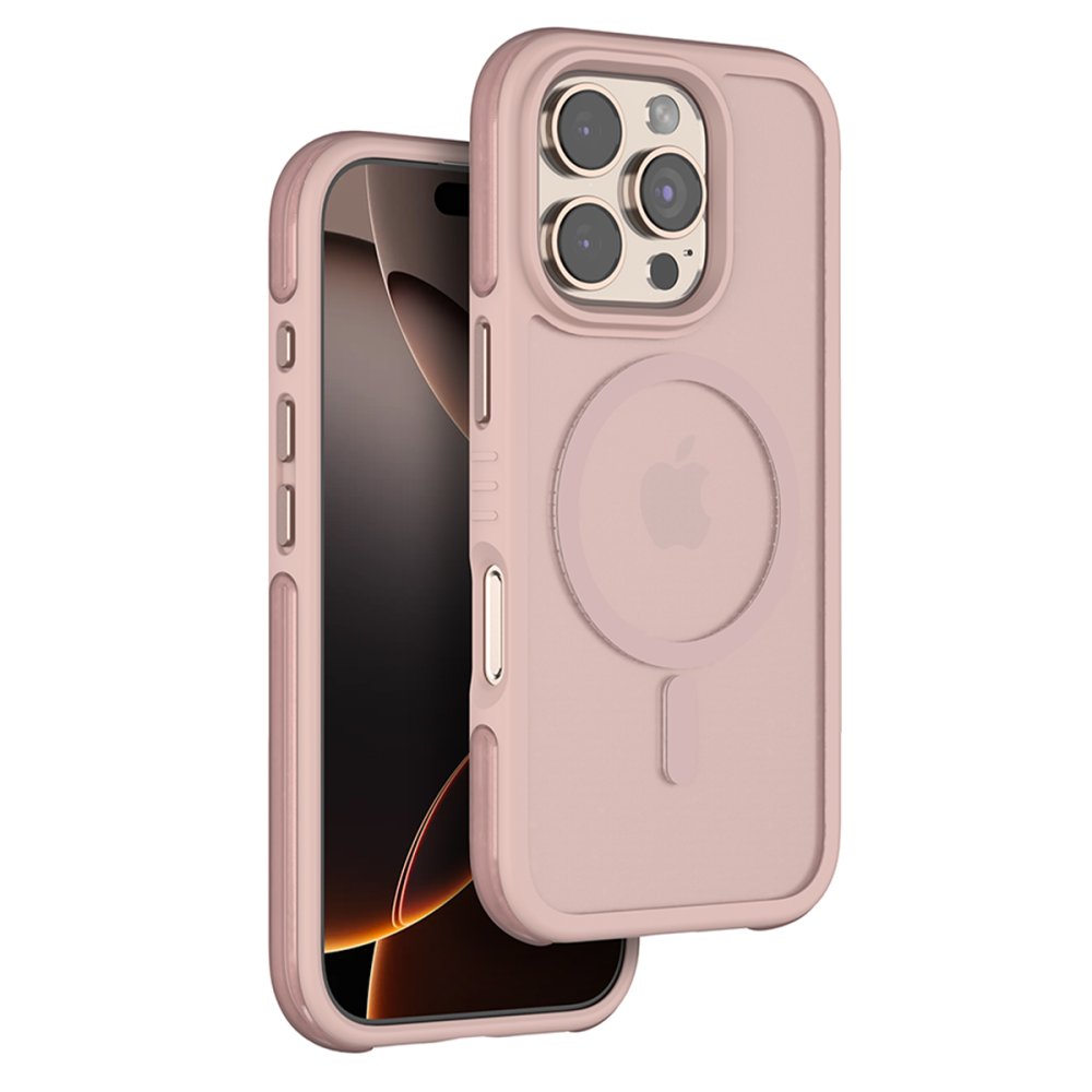 Venco iPhone 16 Pro Max Orbit Magsafe Kapak - Rose Gold