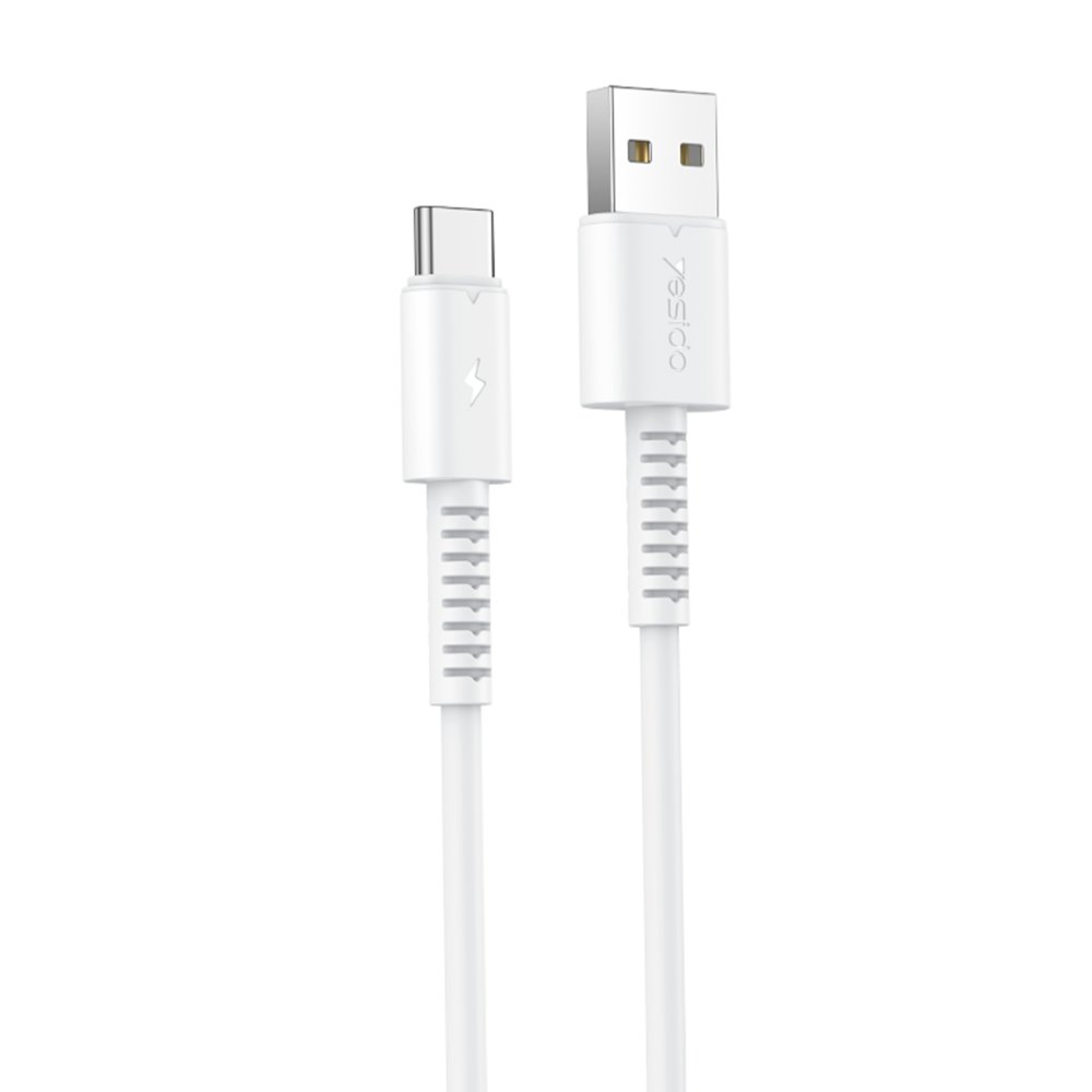 Yesido CA120 TC 1M 18W USB to Type-C QC Hızlı Şarj Kablosu - Beyaz