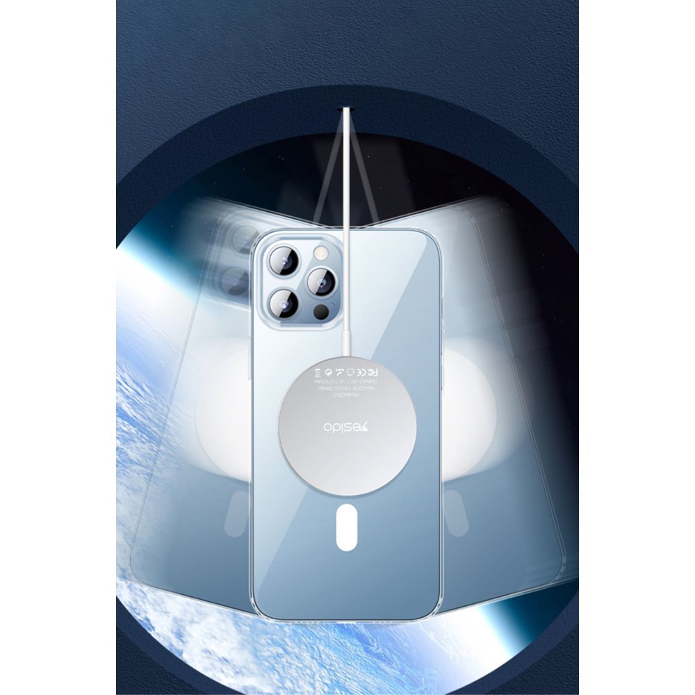 Yesido iPhone 12 PC03 Ace Şeffaf Magsafe Kapak - Şeffaf
