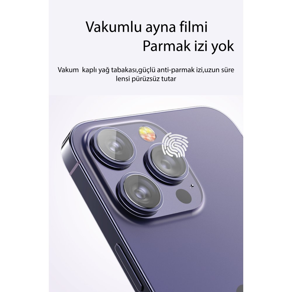 Yesido iPhone 14 Plus WB27 Metal Kamera Lens - Gold