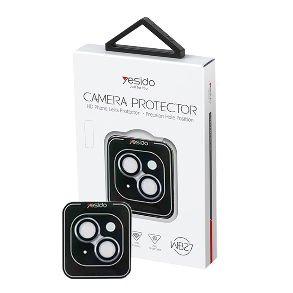 Yesido iPhone 15 Plus WB27 Metal Kamera Lens - Yeşil