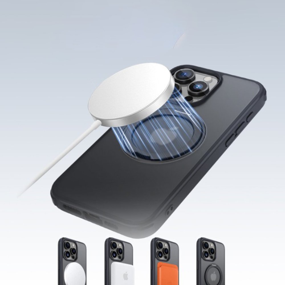 Yesido iPhone 16 Pro Max PC15 Razor Magsafe Standlı Kapak - Siyah