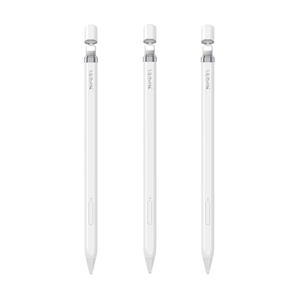 Yesido ST13 BT 5.1 Capasitive Lightning Dokunmatik Stylus Pen Kalem - Beyaz