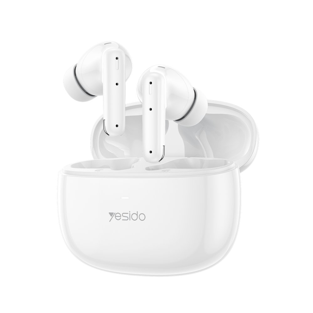 Yesido TWS28 Aktif Gürültü Engelleyici Özellikli BT 5.3 Kablosuz Airpods Kulaklık - Beyaz