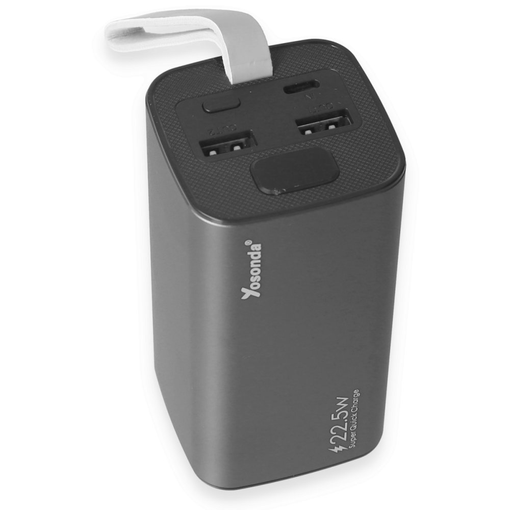 Yosonda A137 25.000 mAh Mini Powerbank - Gri