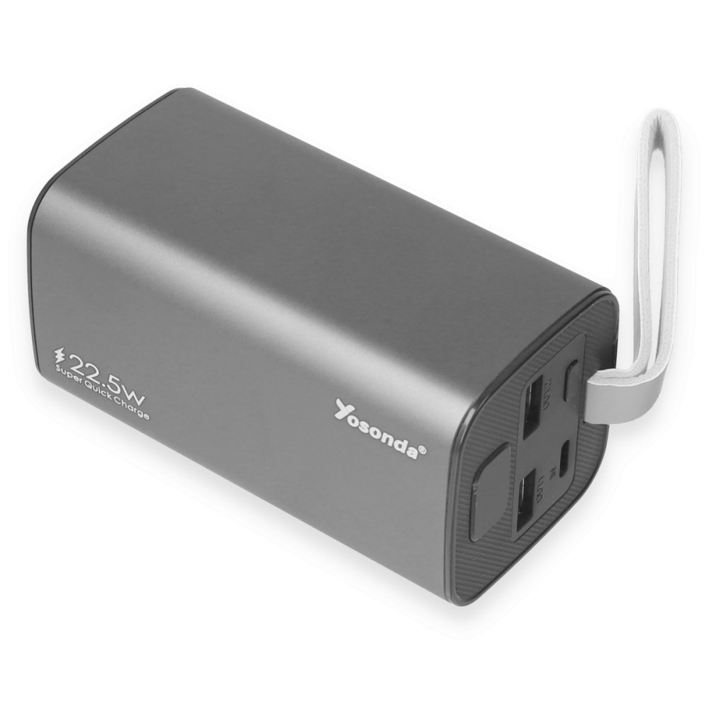 Yosonda A137 25.000 mAh Mini Powerbank - Gri