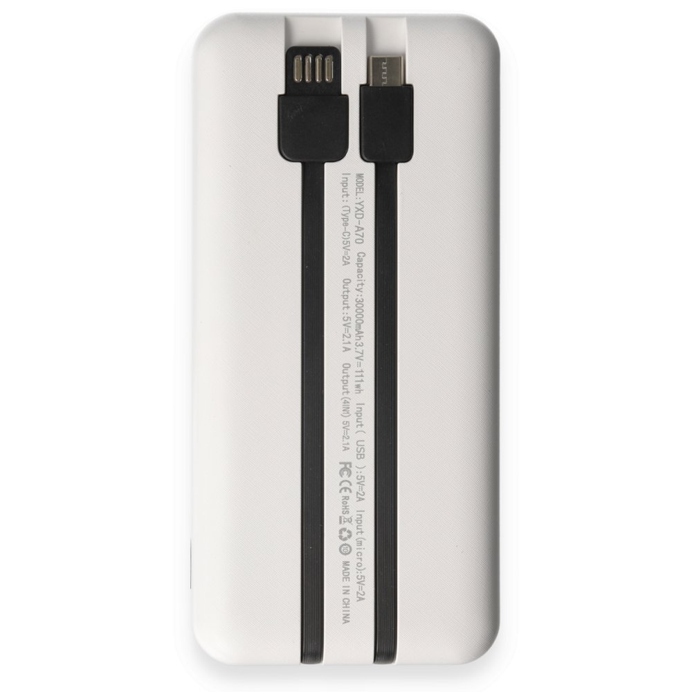 Yosonda A67 4in1 20.000 mAh Powerbank - Beyaz