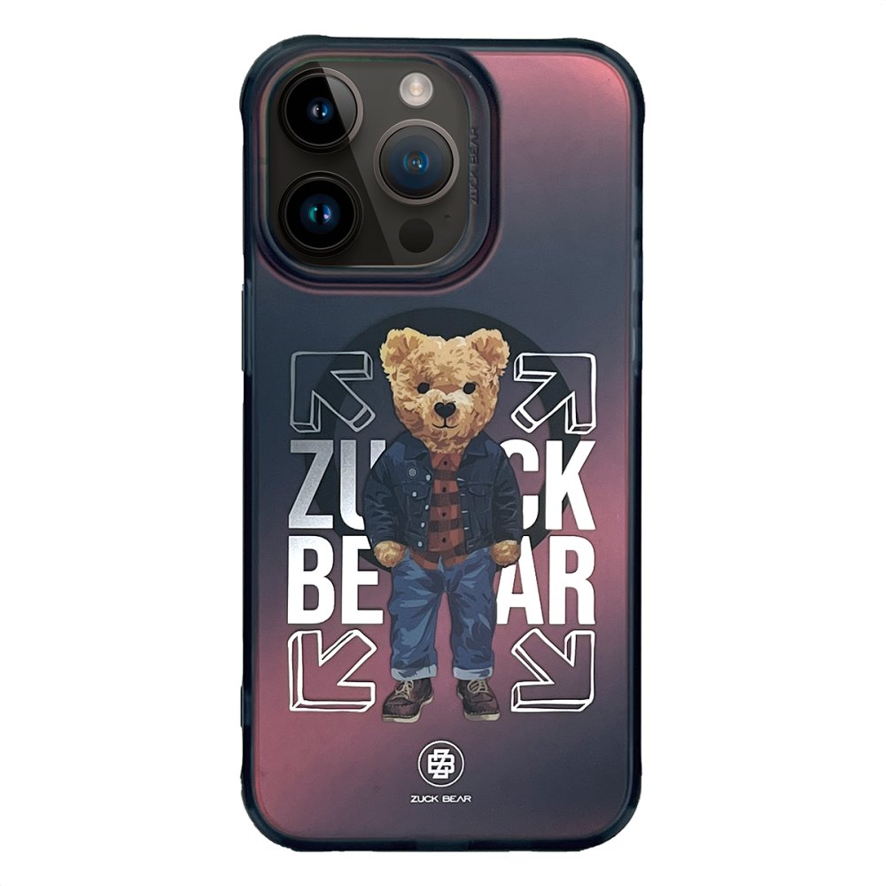 ZuckBear iPhone 15 Pro California Cool Magsafe Kapak - Jeans