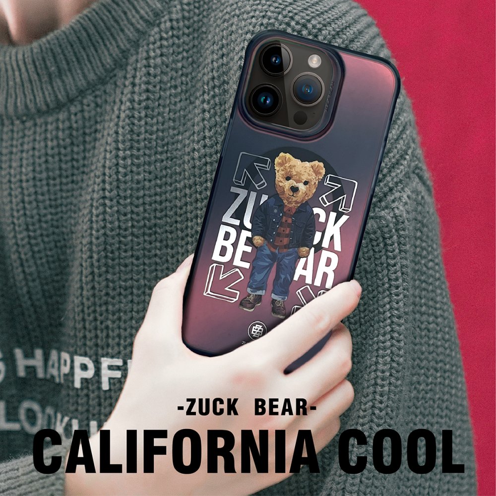 ZuckBear iPhone 15 Pro California Cool Magsafe Kapak - Jeans