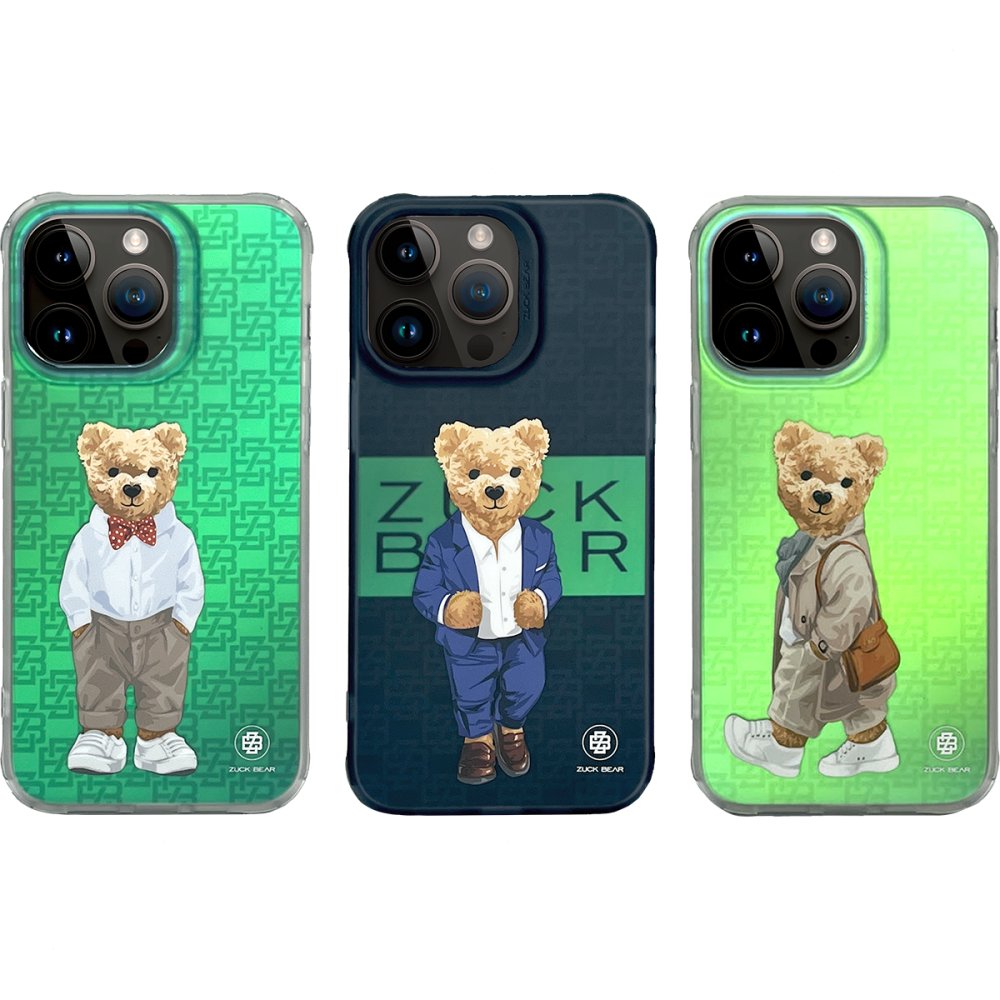 ZuckBear iPhone 15 Pro French Riviera Chic Kapak - Saint-Tropez Shimm