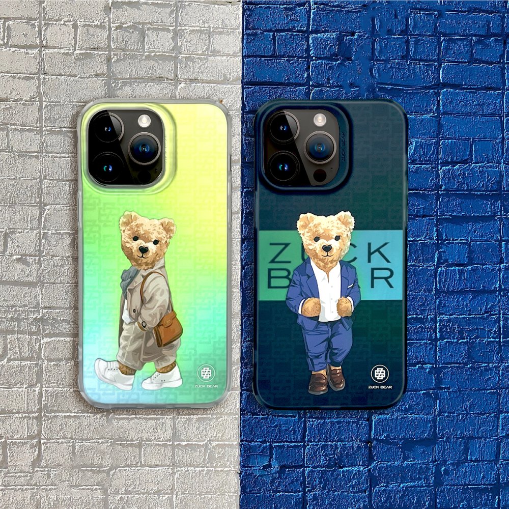 ZuckBear iPhone 15 Pro French Riviera Chic Kapak - Saint-Tropez Shimm