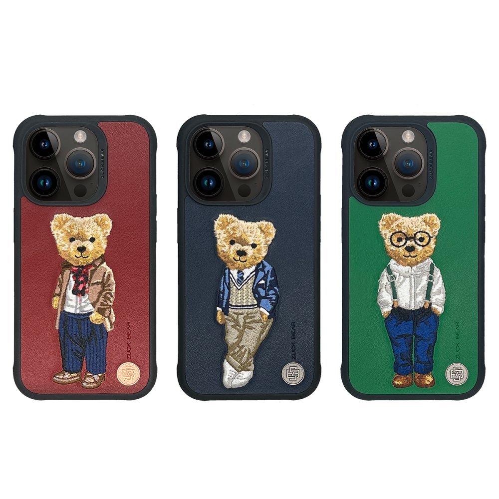 ZuckBear iPhone 15 Pro London Classic Kapak - Chelsea Swish